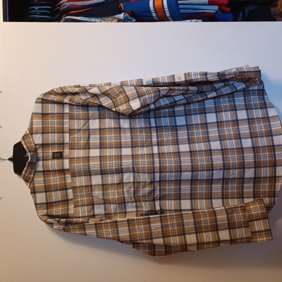 WRANGLER, NWT, MENS PLAID SHIRT, SIZE XL, FRONT POCKET, AND HIDDEN ZIP P… - Picture 5 of 11